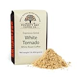 White Coffee - 1lb bag of Ground White Coffee Beans Roasted By Poverty Bay Coffee Co
